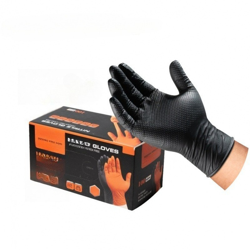 Heavy Duty Diamond Pattern Nit - огляд і ціна Nitrile Mechanic Glove