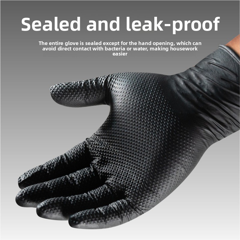 Heavy Duty Diamond Pattern Nit - огляд і ціна Nitrile Mechanic Glove