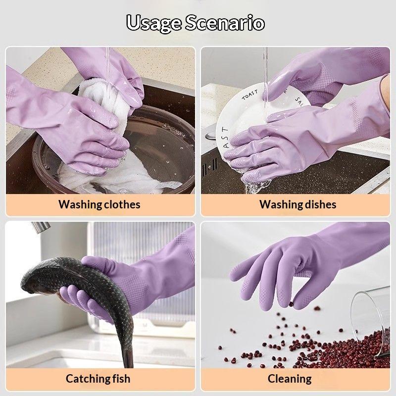 1Pair Latex Dish Washing Glove - огляд і ціна Dish Glove Rubber