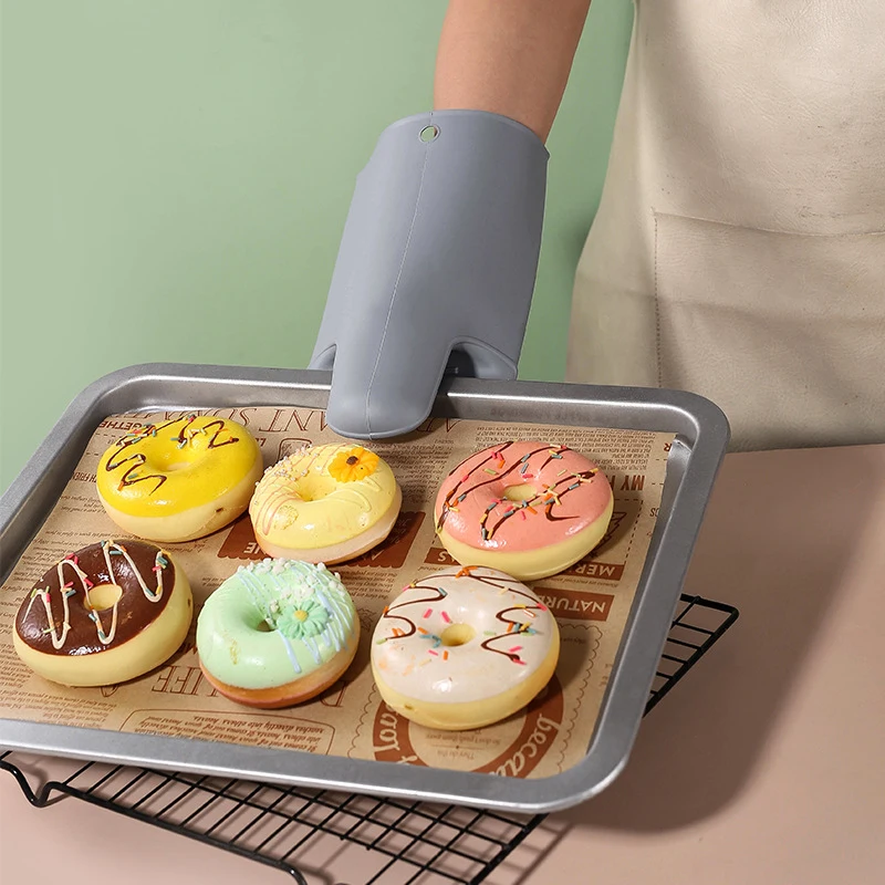 1/2Pcs Long Thickened Oven Glo - огляд і ціна Oven Mitt Silicone