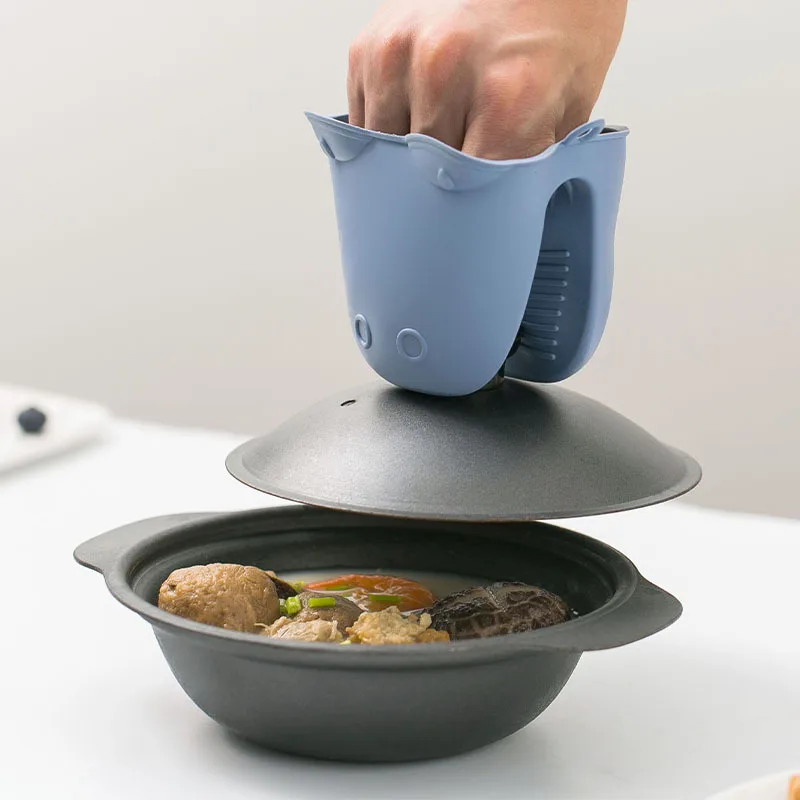 Thickened High-Temperature Res - огляд і ціна Oven Mitt Silicone