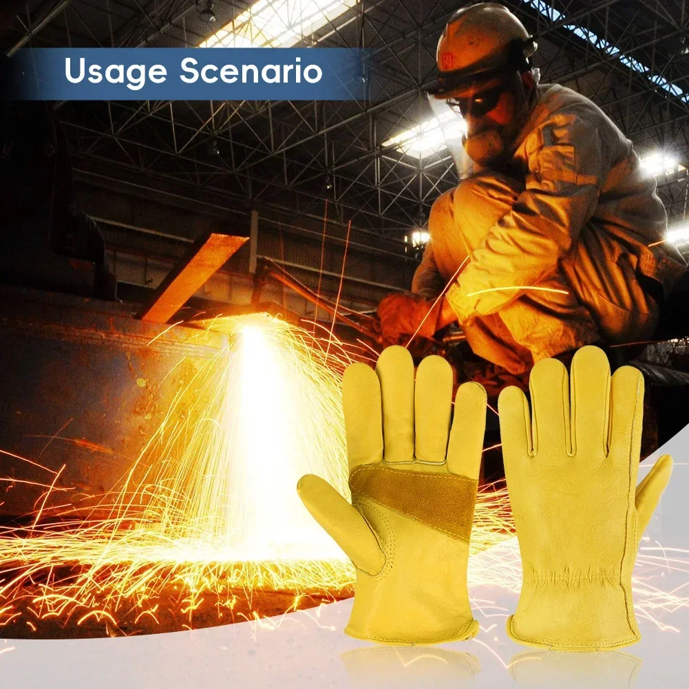Leather Work Safe Gloves for G - огляд і ціна Leather Driving Glove