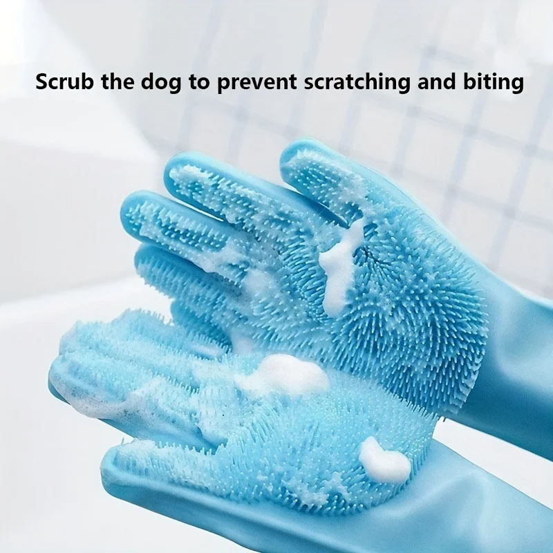 Multifunctional Silicone Pet G - огляд і ціна Rubber Glove Cleaning