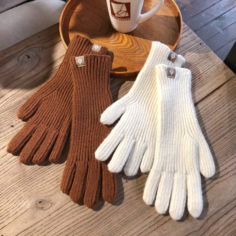 Winter Touchscreen Wool Gloves - огляд і ціна Fingerless Glove Knit