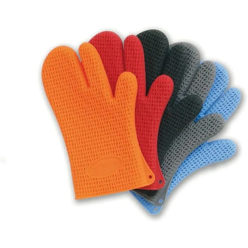 Grey Textured Silicone Oven Mi - огляд і ціна Oven Mitt Silicone