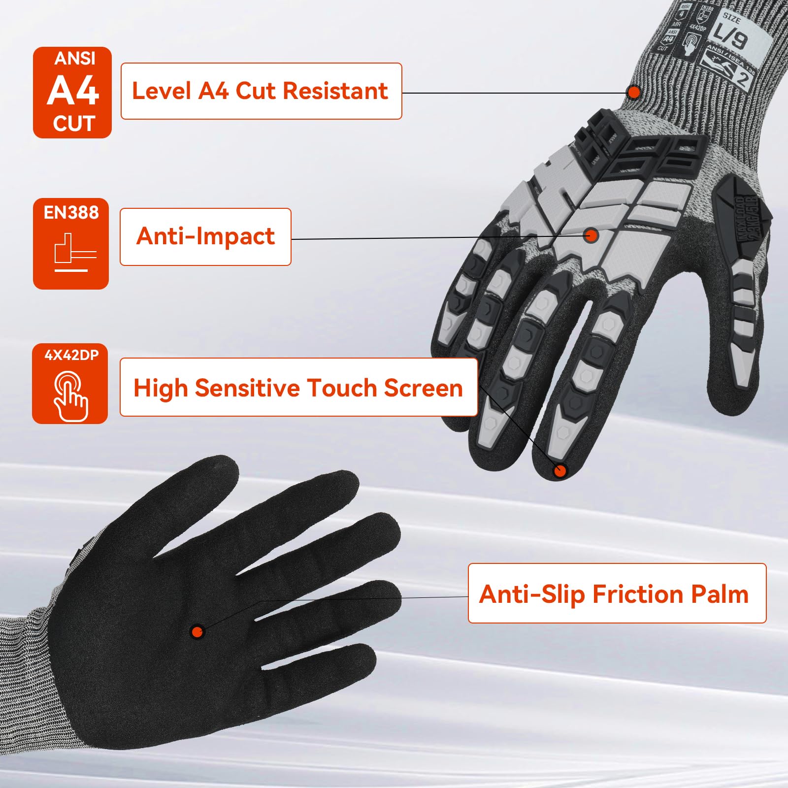 Anti-Impact Gloves With Cut-Re - огляд і ціна Cut Resistant Glove