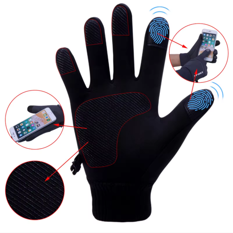 Winter Gloves Men Women Touch  - огляд і ціна Leather Driving Glove