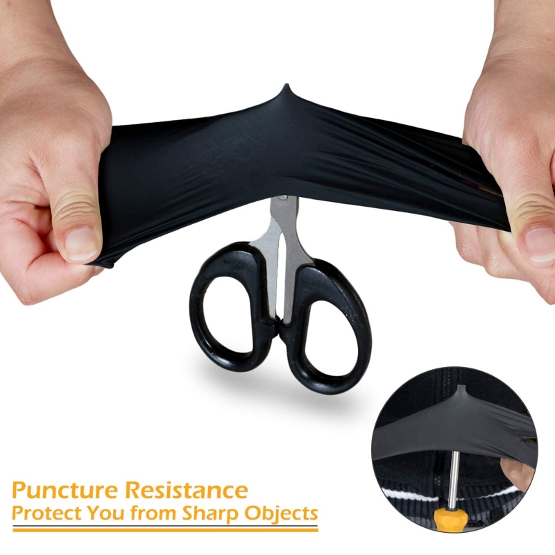 100PCS Black Nitrile Gloves Di - огляд і ціна Latex Disposable Glove